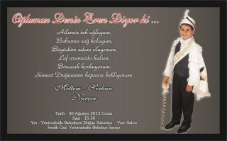 Resimli Sünnet <b class='text-danger'>Davetiyesi</b>