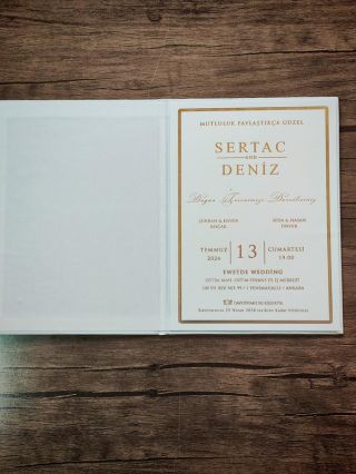 Lüks Butik Davetiye 313