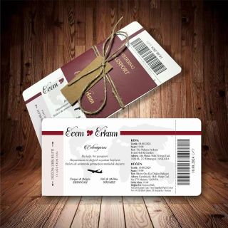 Pasaport Bilet Davetiye