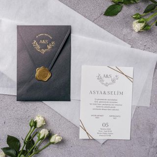 Stylish Davetiye 10353